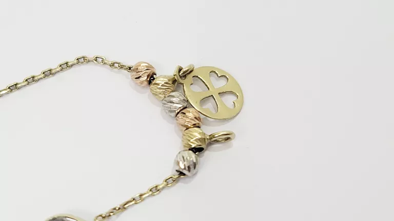ŚLICZNA ZŁOTA BRANSOLETKA 14CT 2,28G 19CM