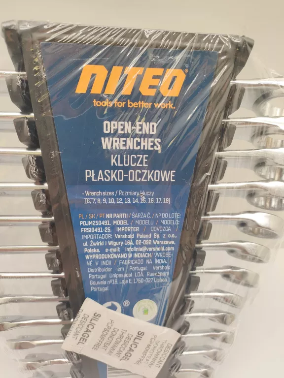 KLUCZE PŁASKO-OCZKOWE 12SZTUK NITEO
