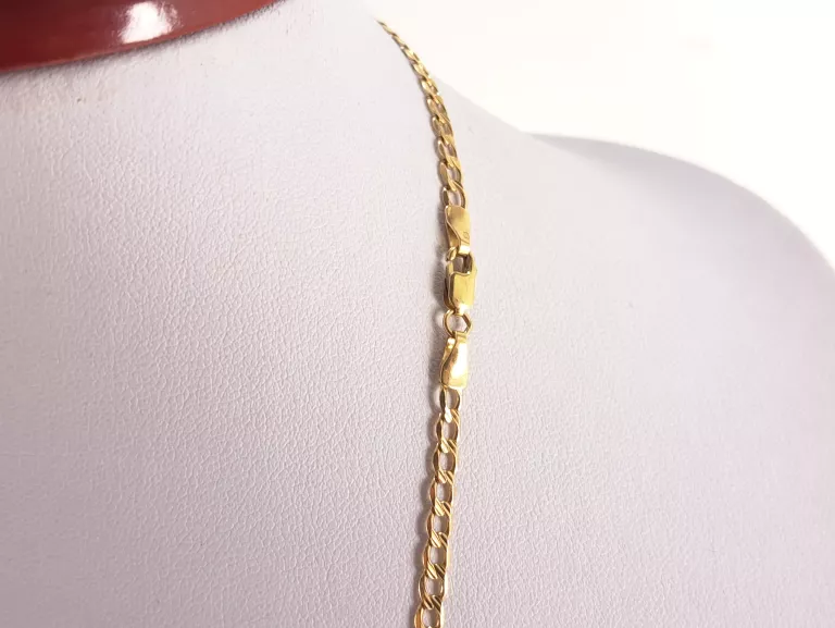 ZŁOTY ŁAŃCUSZEK PANCERKA 58CM 6,73G 333