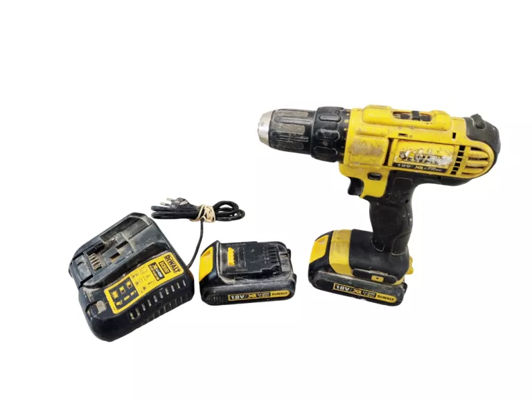 WKRĘTARKA DEWALT DCD771 18V | 2X AKUMULATOR 1.3AH | ŁADOWARKA