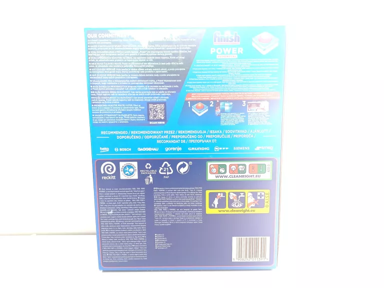 FINISH POWER ESSENTIALS TABLETKI DO ZMYWARKI LEMON 70 SZTUK