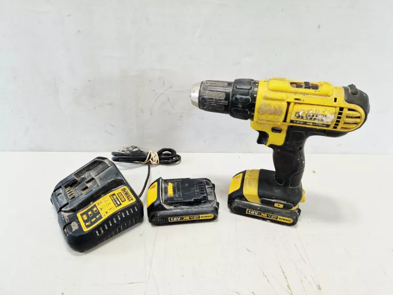 WKRĘTARKA DEWALT DCD771 18V | 2X AKUMULATOR 1.3AH | ŁADOWARKA