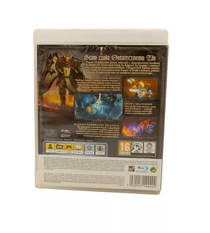 DIABLO III: REAPER OF SOULS - ULTIMATE EVIL EDITION PLAYSTATION 3 (PS3) PU