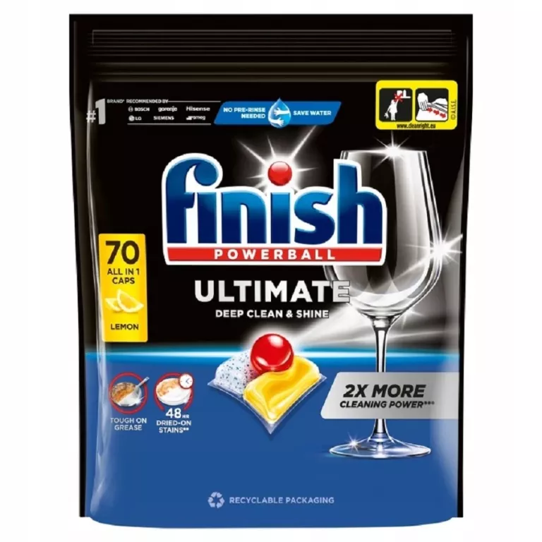 KAPSUŁKI DO ZMYWARKI FINISH ULTIMATE 70 SZT.