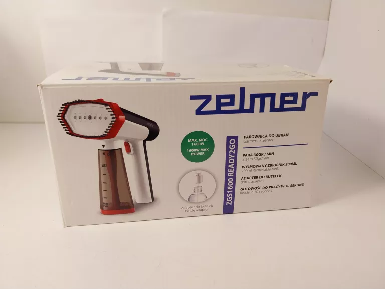 PAROWNICA DO UBRAŃ ZELMER ZGS1600 1600 W