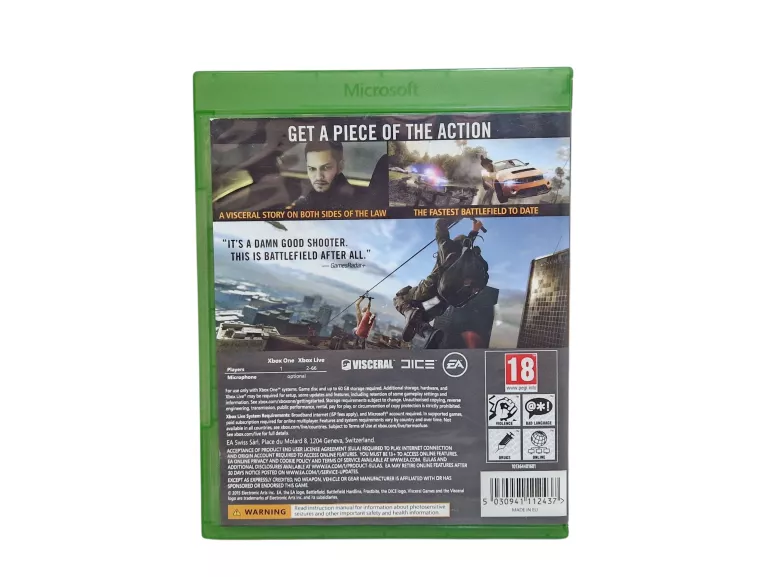 GRA NA KONSOLĘ BATTLEFIELD HARDLINE XBOX ONE