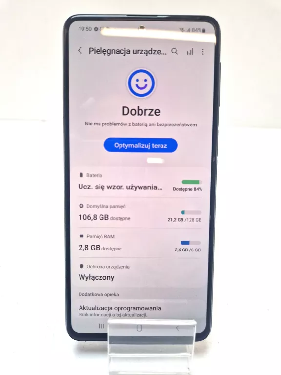 SMARTFON SAMSUNG GALAXY M31S 6 GB / 128 GB 4G (LTE) CZARNY