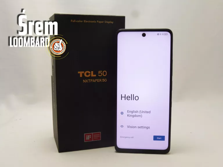 TELEFON TCL 50 NXTPAPER 5G 8GB/256GB, KPL, IGŁA STAN!