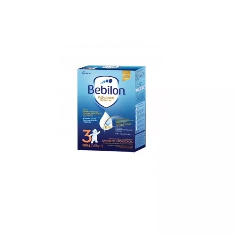BEBILON 3 PRONUTRA ADVANCE MLEKO MODYFIKOWANE PO 1. ROKU ŻYCIA, 1000 G