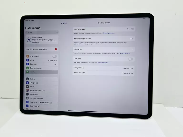 APPLE IPAD AIR 13" M3 128GB WI-FI + CELLULAR (7.GEN) ZŁOTY