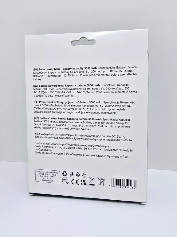 POWERBANK VIIDO CHARGE 5000 MAH