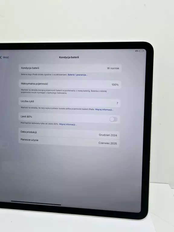 APPLE IPAD AIR 13" M3 128GB WI-FI + CELLULAR (7.GEN) ZŁOTY