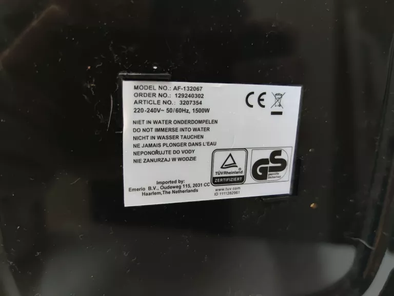 FRYTKOWNICA BEZTŁUSZCZOWA EMERIO AF-132067