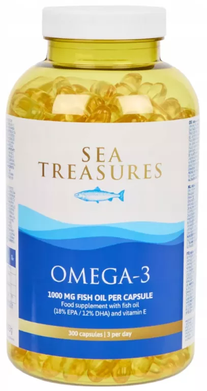 TRAN OMEGA 3 SEA TREASURES 300 KAPSUŁEK 8723300710852