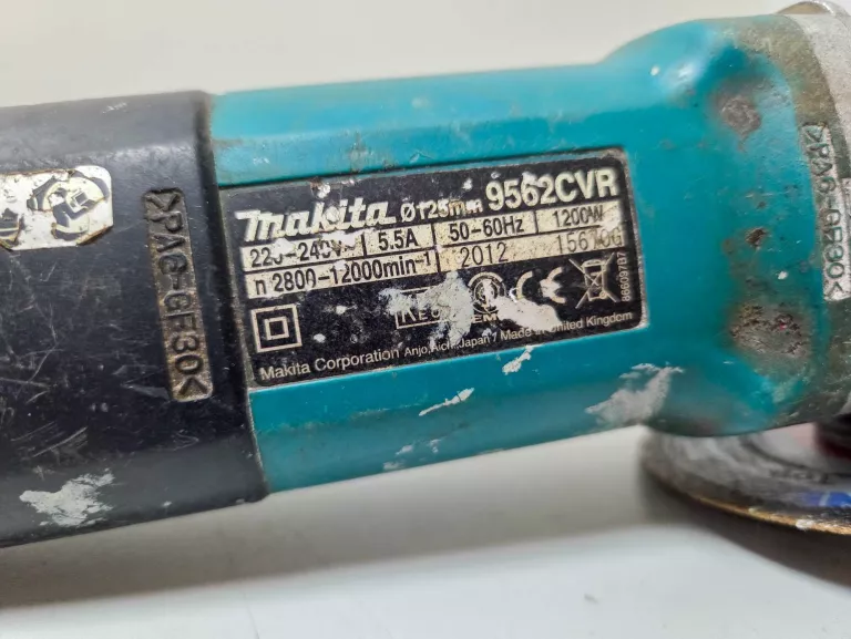 SZLIFIERKA KĄTOWA MAKITA 9562CVR