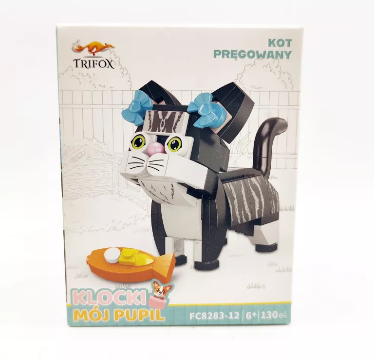 KLOCKI MOJ PUPIL  KOT PREGOWANY FC8283-12