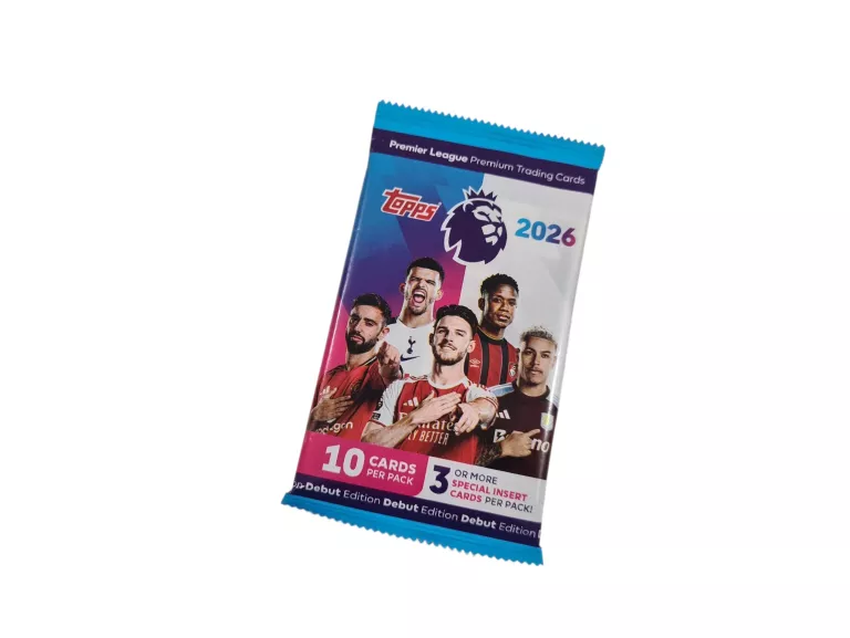 TOPPS PREMIER LEAGUE 2026 SASZETKA 10 KART