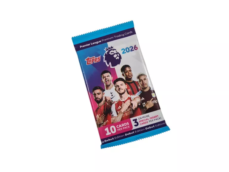 TOPPS PREMIER LEAGUE 2026 SASZETKA 10 KART