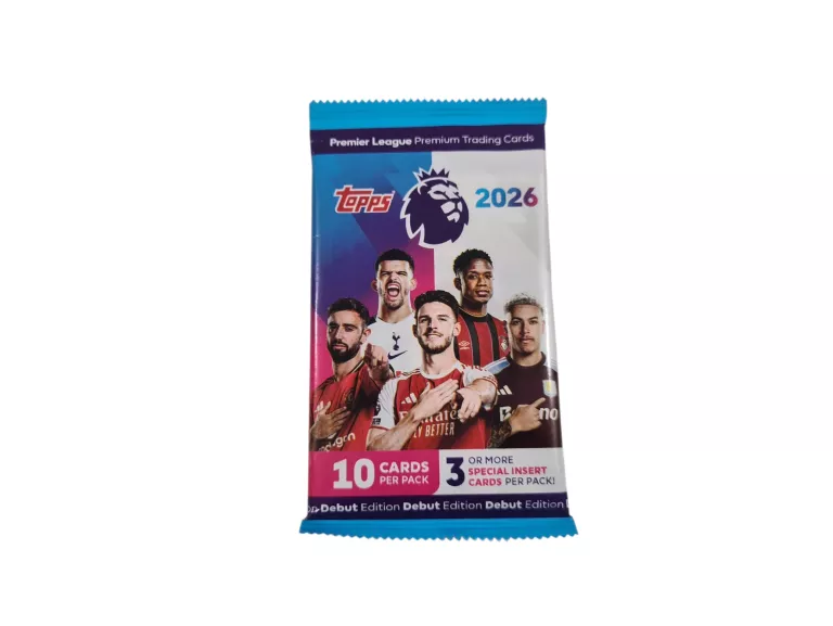 TOPPS PREMIER LEAGUE 2026 SASZETKA 10 KART