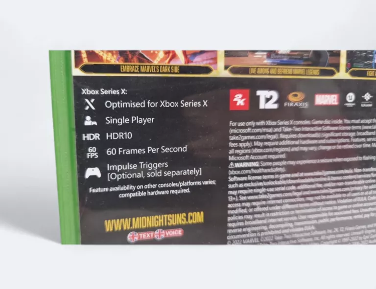 GRA XBOX SERIES X MIDNIGHT SUNS