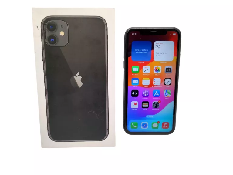 TELEFON IPHONE 11 64GB KONDYCJA BATERI 81% PORYSOWANY EKRAN