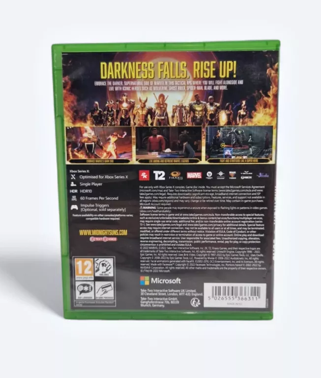 GRA XBOX SERIES X MIDNIGHT SUNS
