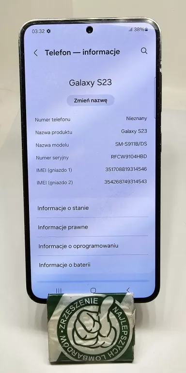 SAMSUNG GALAXY S23 8/128GB