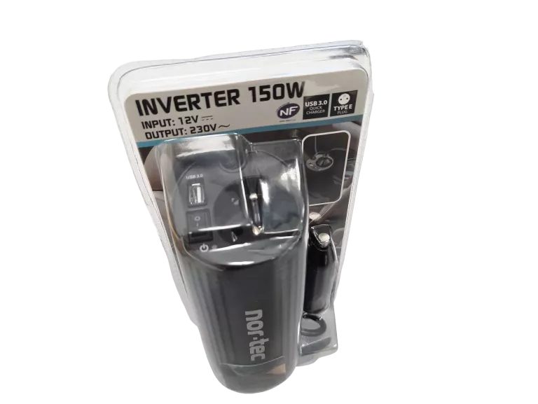 PRZETWORNICA SAMOCHODOWA INVERTER 150W NOR-TEC 16475