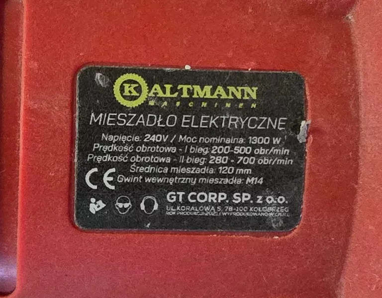 MIESZADŁO KALTMANN 1300W