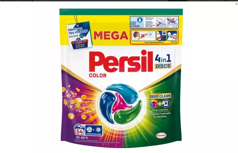 PERSIL 4W1 DISCS KAPSUŁKI DO PRANIA KOLORU 54SZT