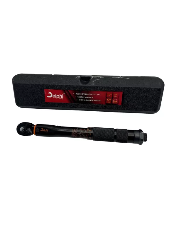 KLUCZ DYNAMOMETRYCZNY Z BLOKADĄ 1/4" ZAKRES MOMENTU 2-24NM CRMO