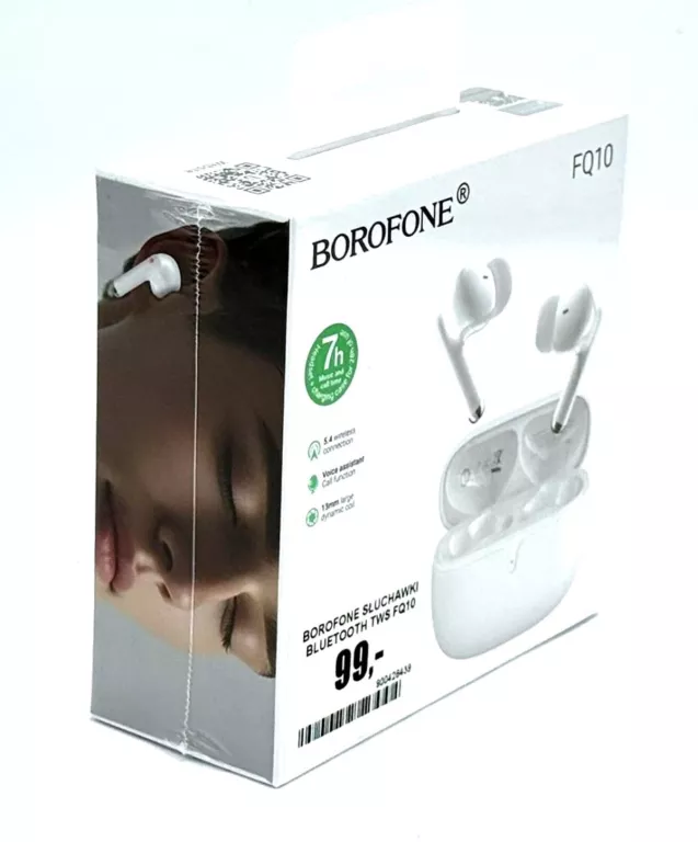 SŁUCHAWKI BLUETOOTH TWS FQ10 JOYFUL BIAŁE
