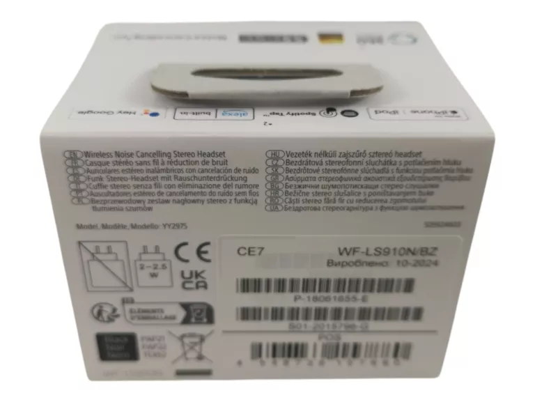 SŁUCHAWKI SONY LINKBUDS FIT WF-LS910NB DOKANAŁOWE BT 5.3 BEZPRZEWODOWE