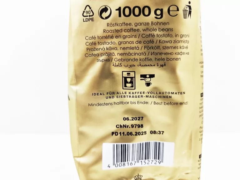 KAWA ZIARNISTA MIESZANA DALLMAYR CREMA D'ORO 1KG