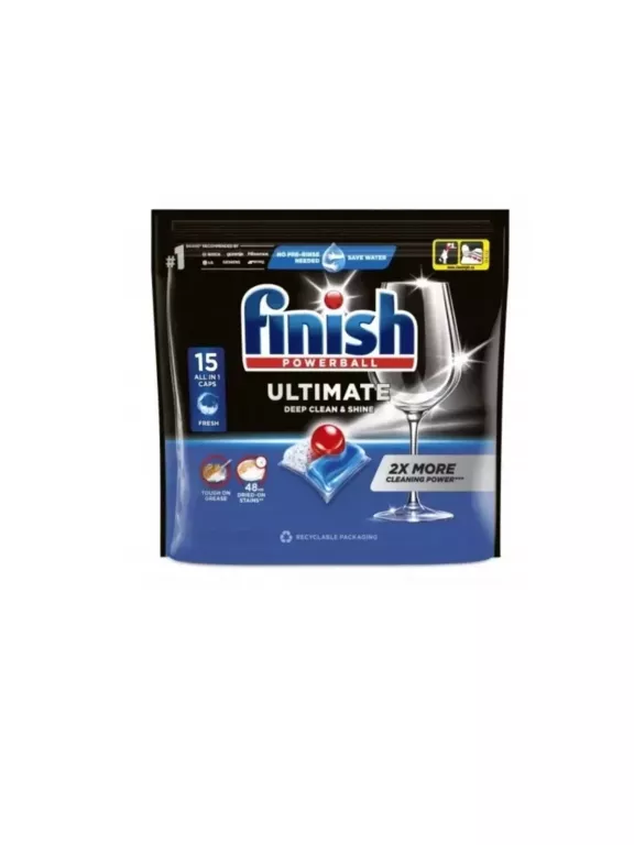 FINISH ULTIMATE FRESH KAPSUŁKI DO MYCIA NACZYŃ W ZMYWARCE 15 SZTUK