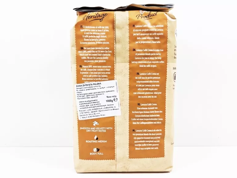 KAWA ZIARNISTA MIESZANA LAVAZZA CAFFE CREMA DOLCE 1KG