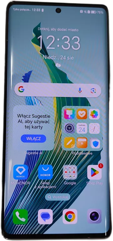TELEFON SMARTFON HONOR MAGIC5 LITE 5G 8 GB / 256 GB TELEFON CZARNY