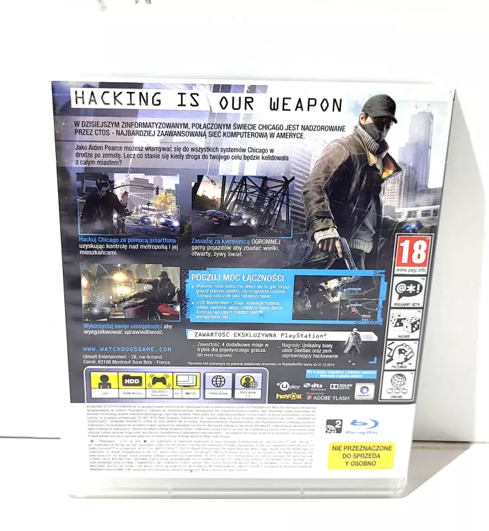 GRA NA PS3 WATCHDOGS