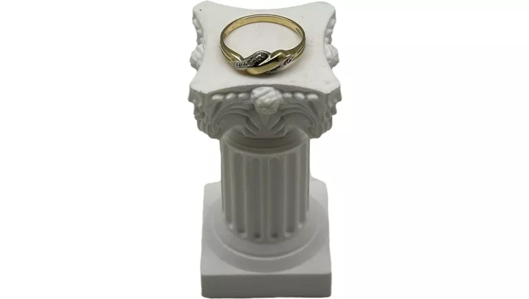 PRZECUDOWNY ZŁOTY PIERŚCIONEK 1,83G PR585 14K R16