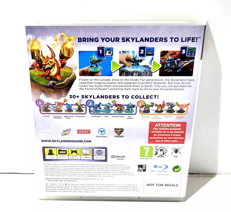 GRA NA PS3 SKYLANDERS PYROS ADVENTURE