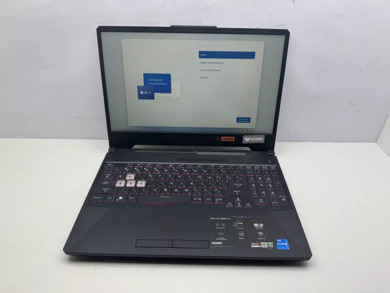 LAPTOP LAPTOP ASUS FX506H TUF GAMING F15 16 GB RAM / 512 GB