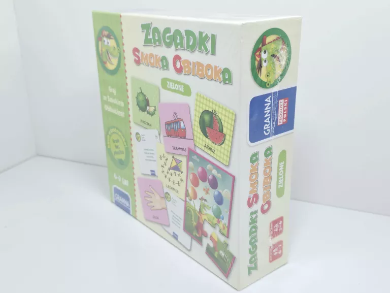 GRA PLANSZOWA GRANNA ZAGADKI SMOKA OBIBOKA: ZIELONE
