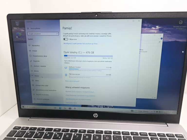 LAPTOP HP 250 G10 15,6 " INTEL N 8 GB / 512 GB
