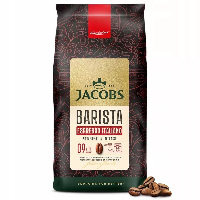 KAWA ZIARNISTA MIESZANA JACOBS BARISTA EDITION ESPRESSO ITALIANO 1KG 06/26