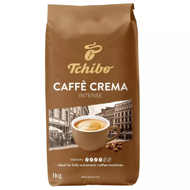KAWA ZIARNISTA ARABICA TCHIBO CAFFE CREMA INTENSE 1000G 03/2027