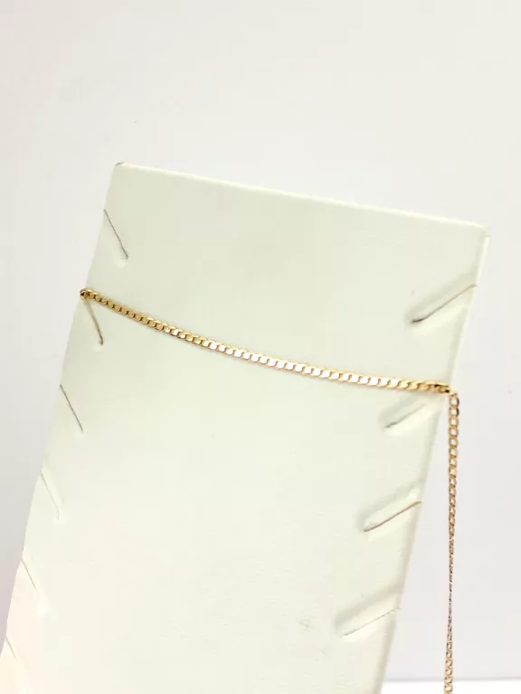 ZŁOTY ŁAŃCUSZEK PANCERKA 333 1,4G 52CM