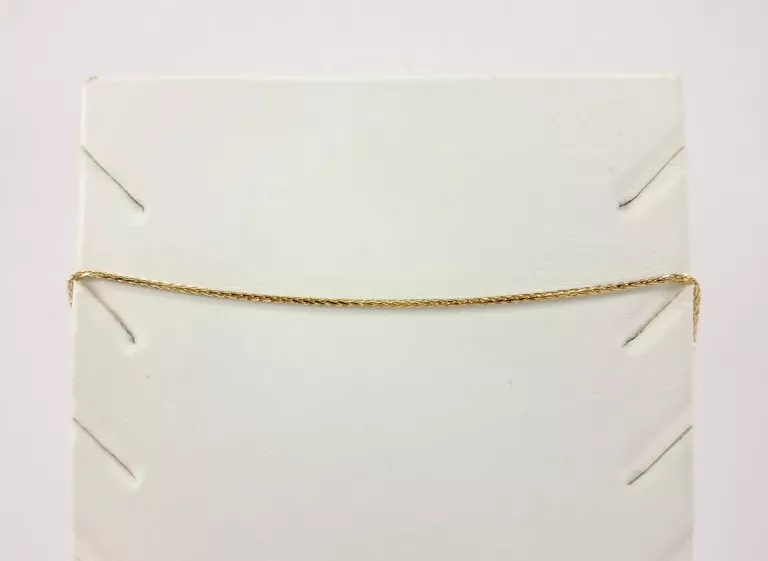 ZŁOTY ŁAŃCUSZEK LISI OGON 585 2G 45CM