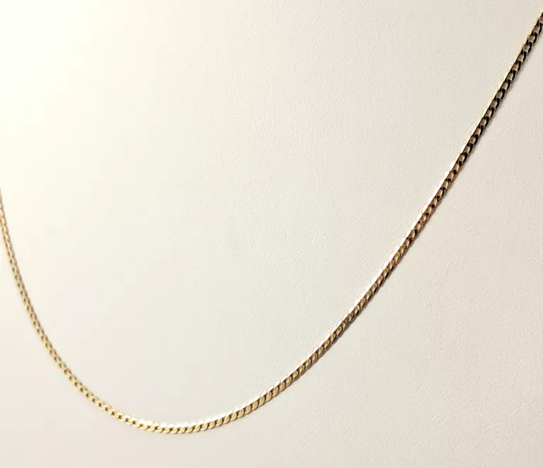 ZŁOTY ŁAŃCUSZEK PANCERKA 333 1,4G 52CM