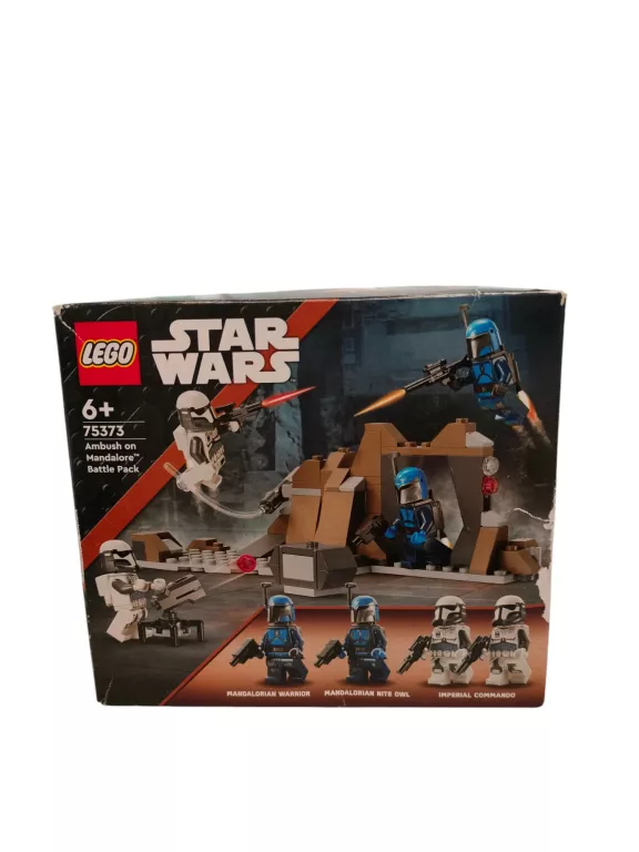 KLOCKI LEGO STAR WARS 75373 ZASADZKA NA MANDALORZE - ZESTAW BITEWNY