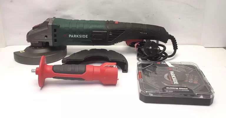SZLIFIERKA KĄTOWA PARKSIDE PWS 125 I8 / KOMPLET